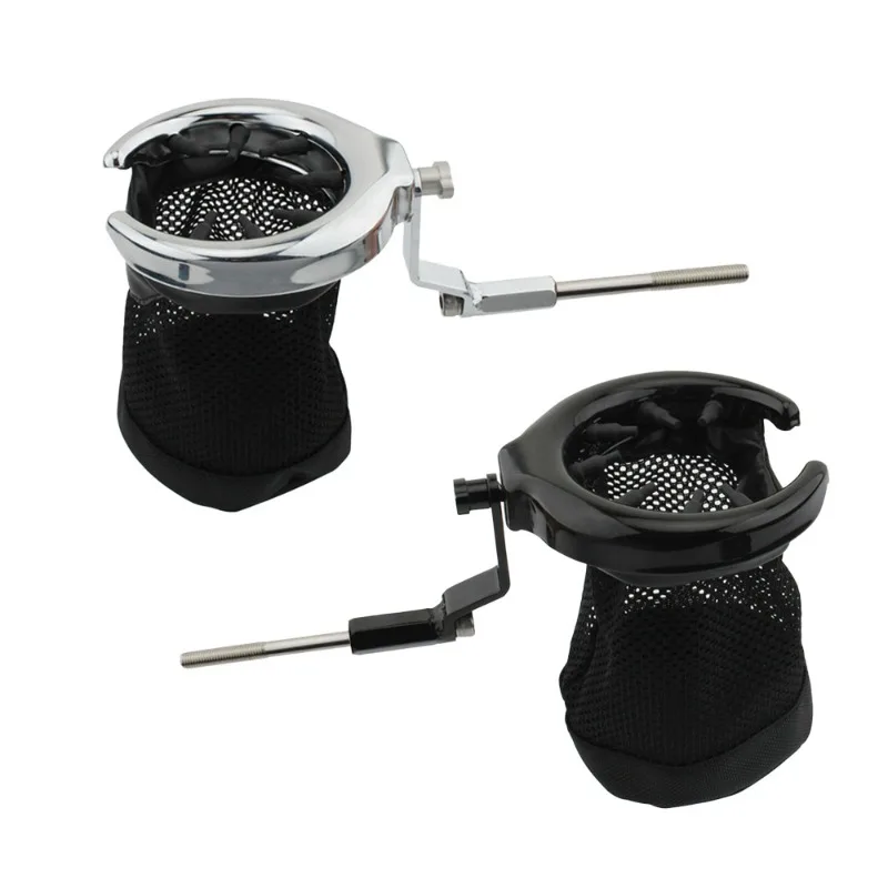 

Motorcycle Drink Cup Holder Passenger Handlebar Chorme Water Drinking For Honda Goldwing 1800 GL1800 2001-2017 F6B 2013-2015