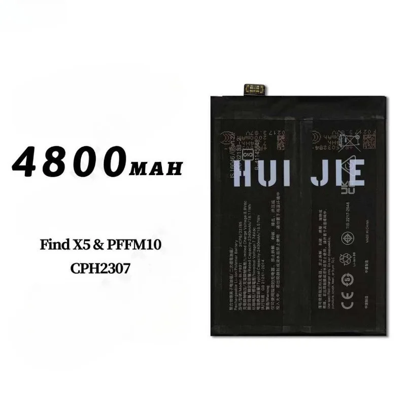 BLP891 for OPPO Find X5/PFFM10/CPH2307 Phone Battery 0 Cycle High Capacity Battery Replacement Bateria Grade A Cell with Tools