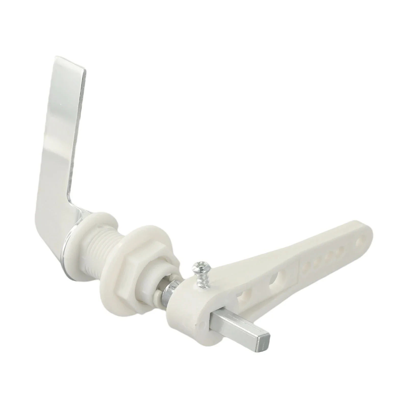 

Household Toilet Flush Handle Cistern Handle 10.5cmx9.5cm 1pcs Attachments Chrome Metal Fittings Part Silver Strong Tool