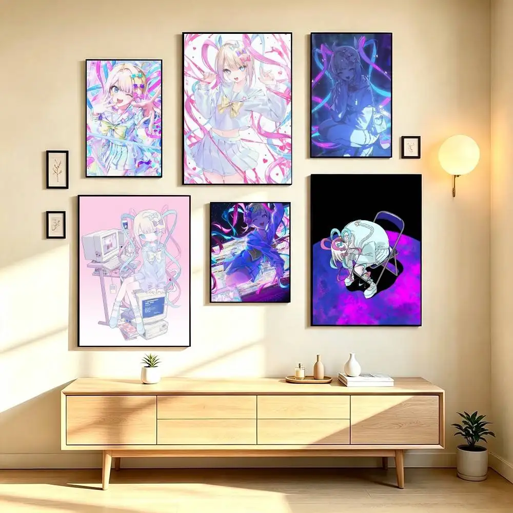 K-KAngel Needy Streamer Overload Poster High Quality Dorm Living Room Aesthetic Wall Decoration Painting Stickers Gift