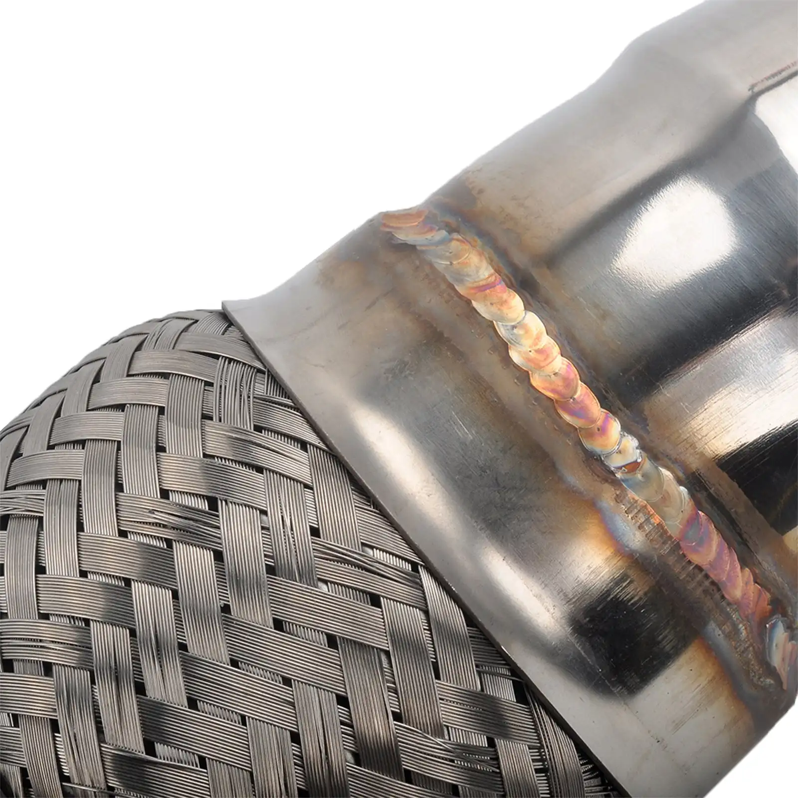 Punta de escape de bajada de escape Turbo personalizada de 3,5 pulgadas con silenciador para BM N55 535i 640i 740Li F01/F10/F11/F07 F12/F13