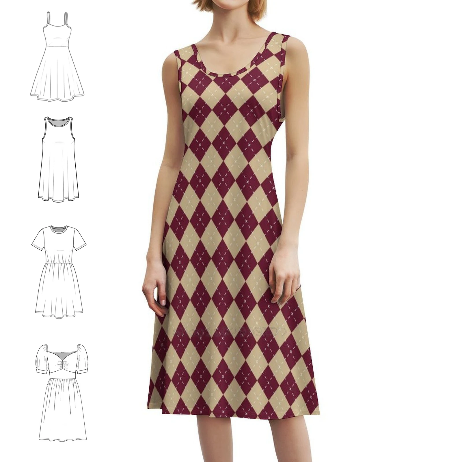 

Tallahassee-Argyle винтажное богемное платье с пышными рукавами или варианты без рукавов для женщин платье Fsu Seminoles бежевое золотое платье Noles