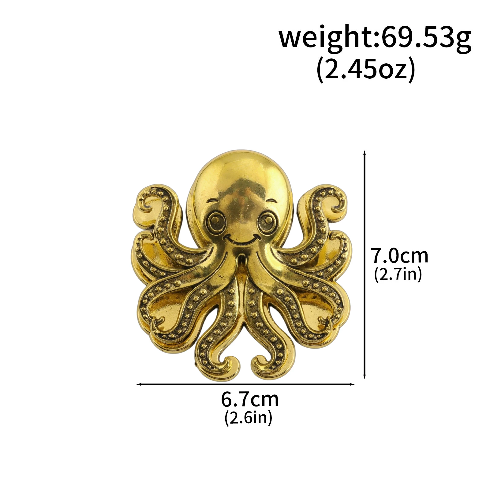 Octopus Metal Book Clip Cute Animal Page Holder Binder Clip for Books Journals Office School Supplies Creative Desk Decor Gift