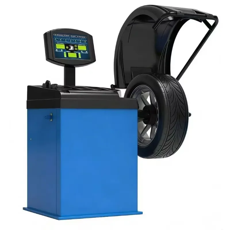 for Heavy Duty Truck Wheel Balancer Commercial Vehicle Tire Balancing Machine with  Screen