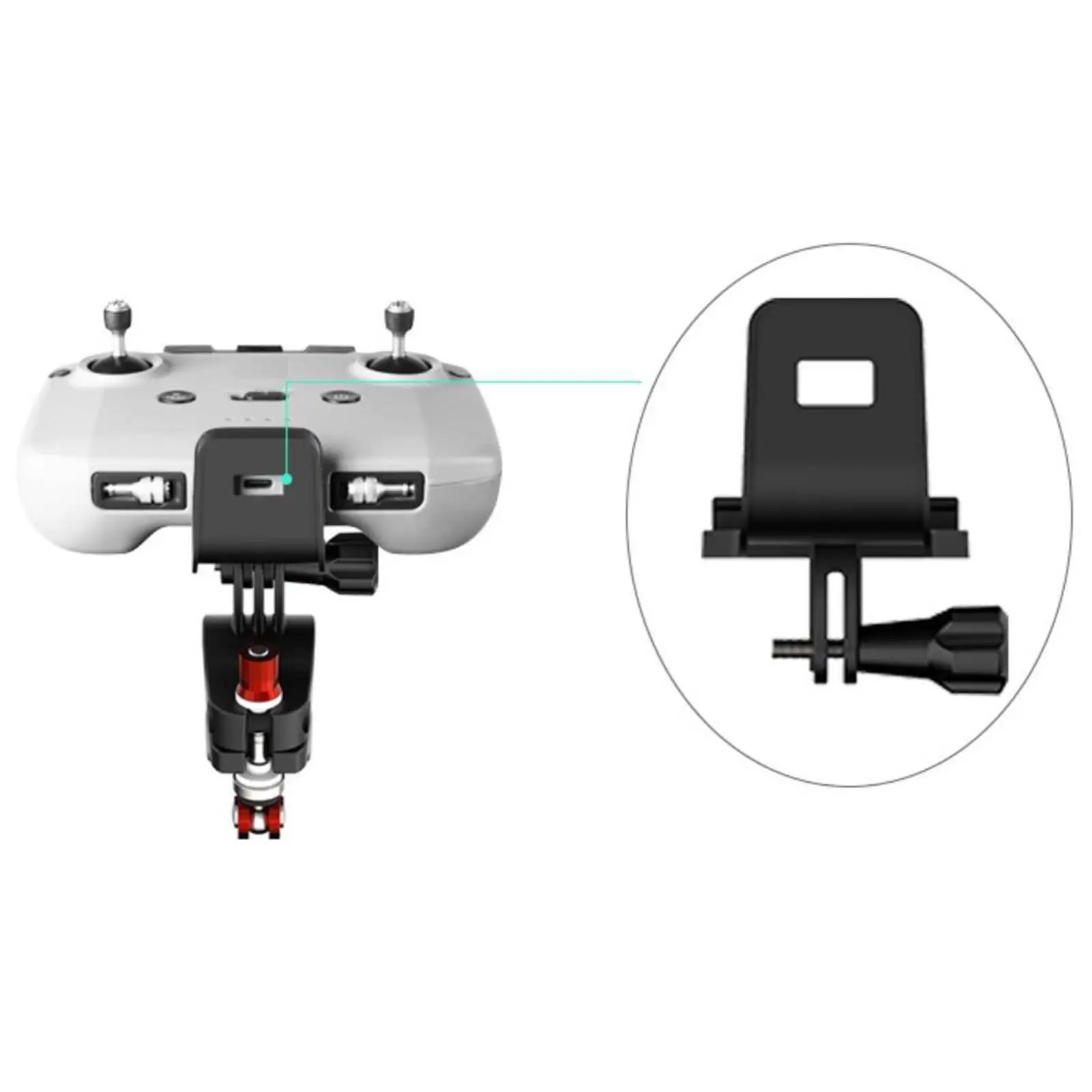 Rotatable Remote Controller Bicycle Handlebar Clip Mount Sturdy Non Slip Bike Holder for DJI Mavic Air 2