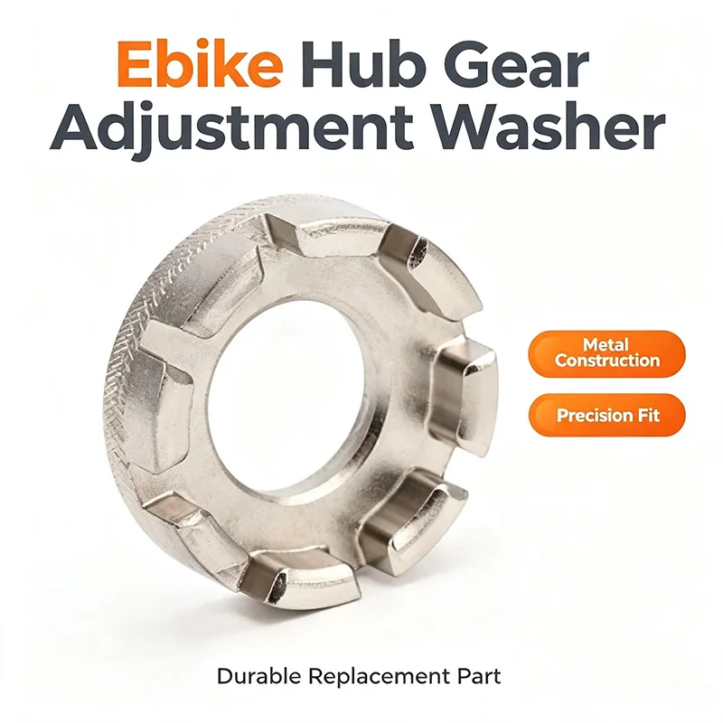 Ebike Hub Gear Adjustment Washer Metal Precision Hub Lock Spacer Durable Replacement For Electric Bicycle Rear Hub Motor Repair
