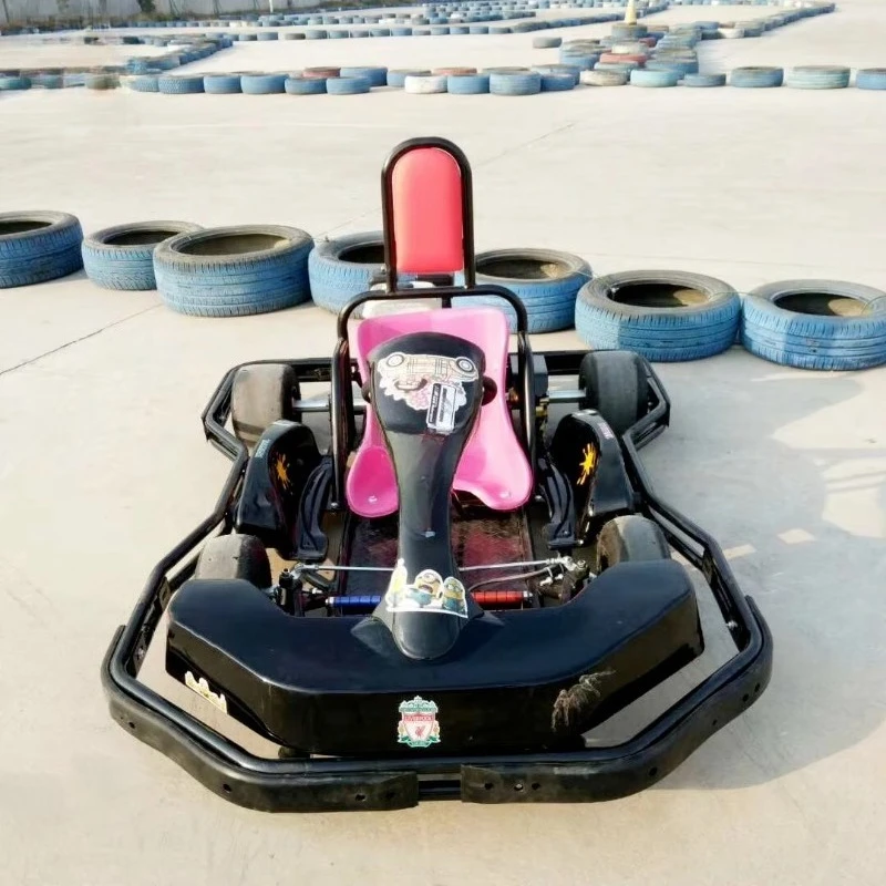 Professional Wholesale Electric Go Kart Kiddie Ride Amusement Equipment Junior Racing Attraction Theme Park Mall B2B