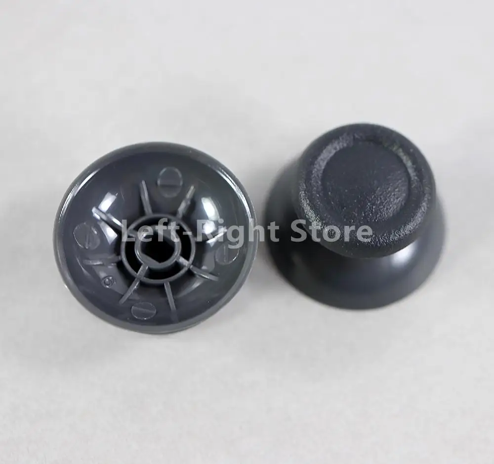 500PCS Black Grey 3D Analog Joystick Stick For PS4 Controller Analogue Thumbsticks Caps Mushroom Cap Head Rocker