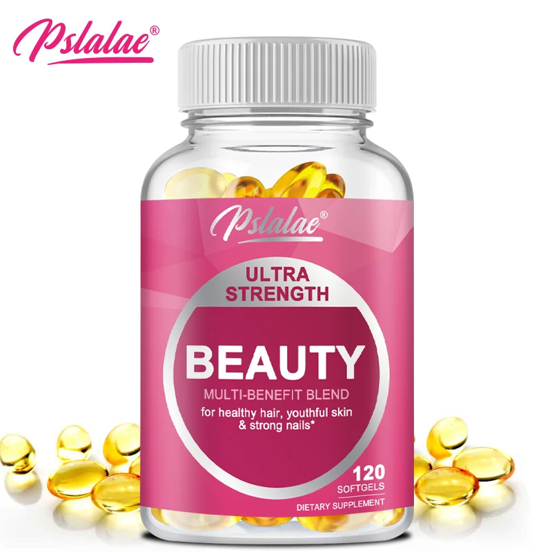 

Ultra Strength Beauty & Collagen Capsules for Skin, Hair, Tendons, Cartilage, Bones, and Joints Health Anti-Aging