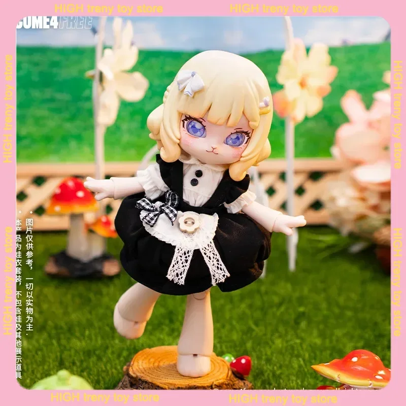 

Only Clothes Suit For 12 Points Bjd Doll Fairy Tale Series Mushroom Power Clothes Skirt Doll Clothes Set Girl'S Surprise Gift