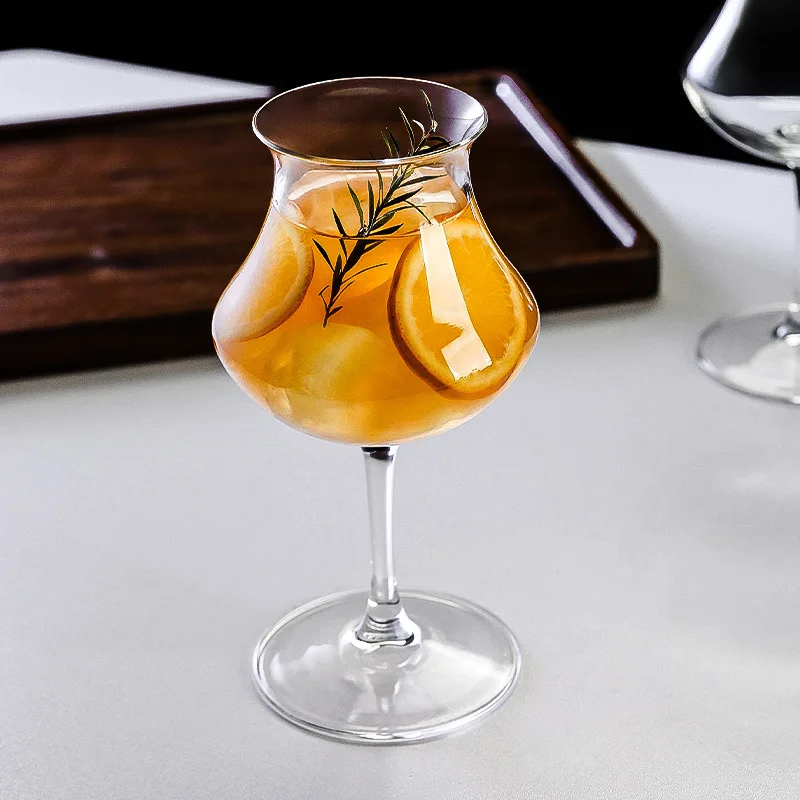 

Vintage Highball Glass Cup for Iced Americano Latte Cocktail Retro Drinkware