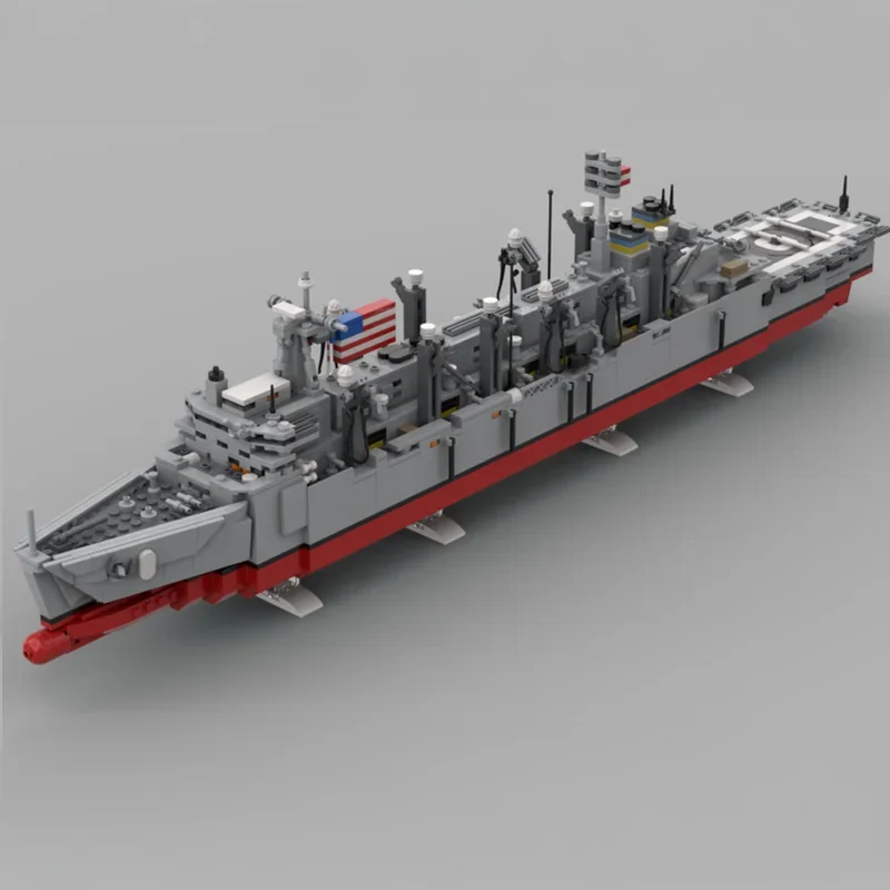 ألعاب تعليمية هدية مستلزمات البحرية الحديثة نموذج باخرة اللبنات مجموعة لتقوم بها بنفسك تجميع الطوب مجموعة السفن العسكرية