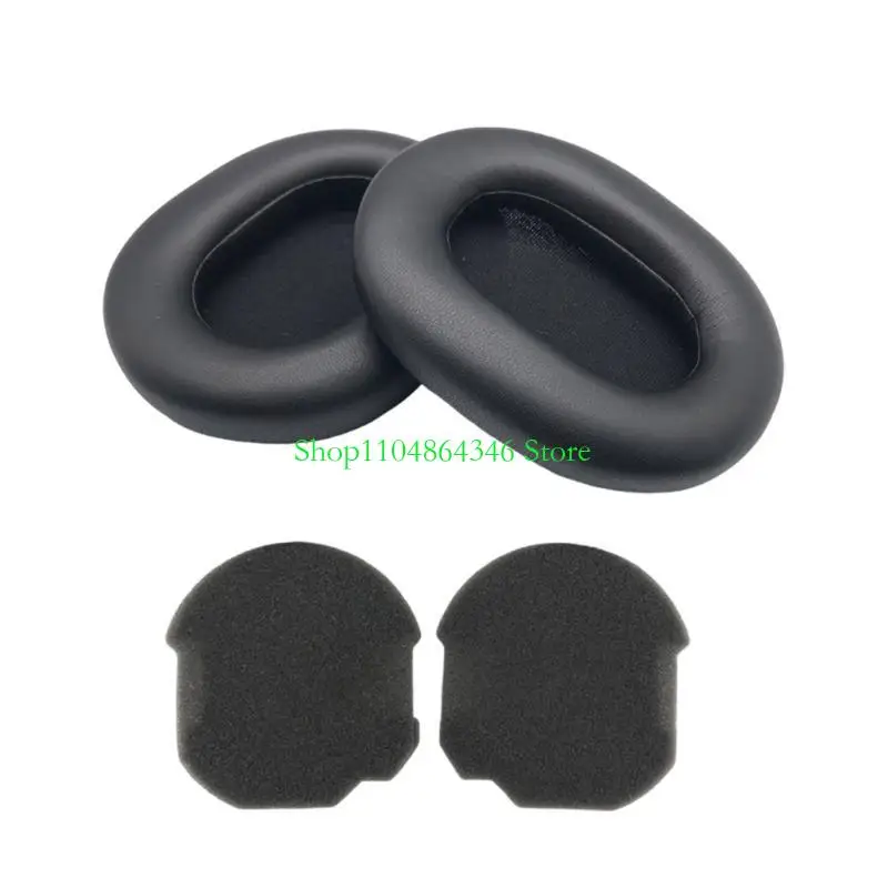 

5asd Comfort Protein Leather Earpads Covers Ear Cushions For WH-1000XM5 Headsets