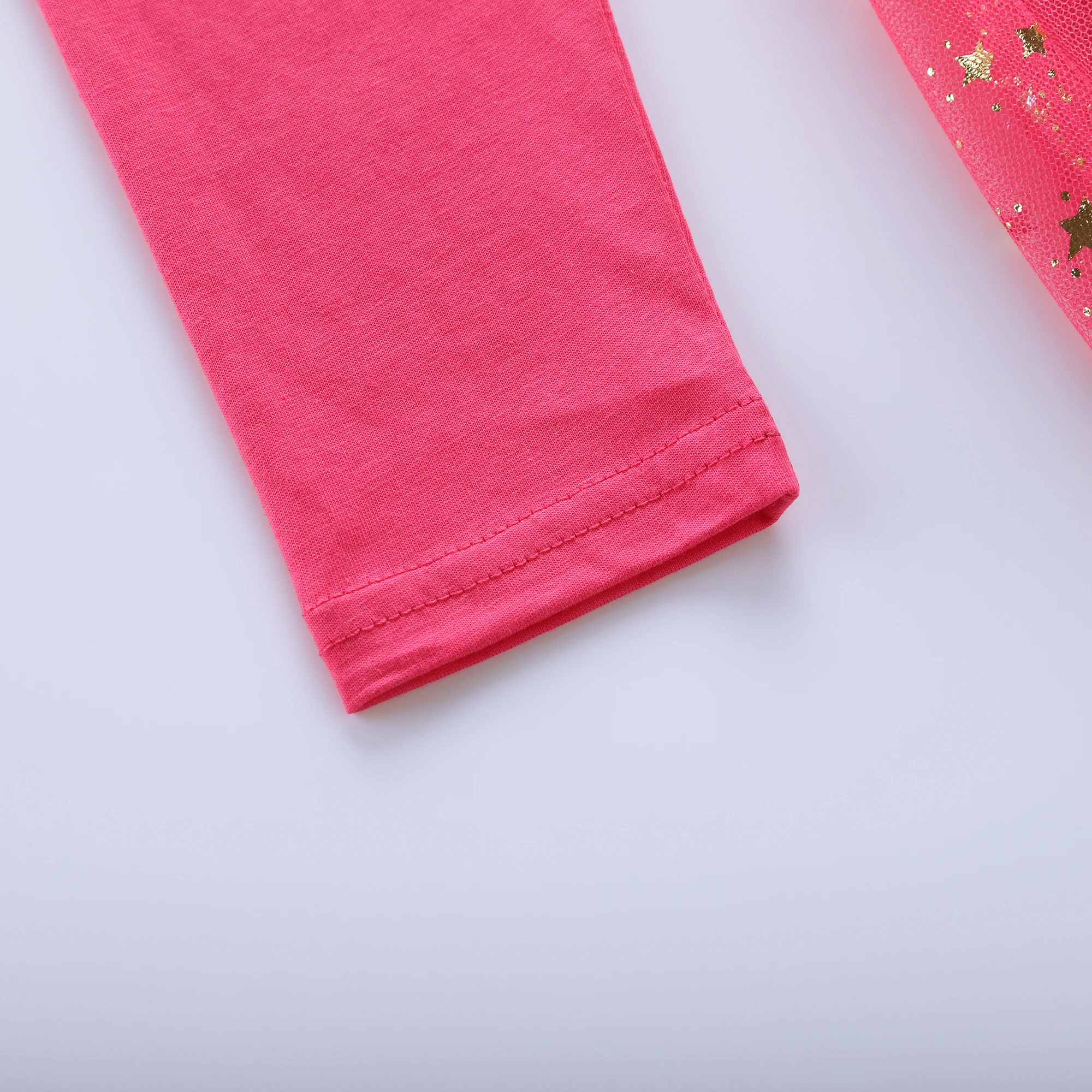 Mädchen Herbst Neue Baumwolle bestickt Cartoon Einhorn Mesh Kleid – Detail 17