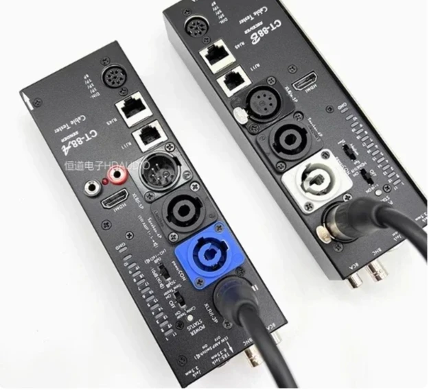 automatic audio, XLR signal tester, CT-88 separate multi-function cable tester, can measure 16 kinds
