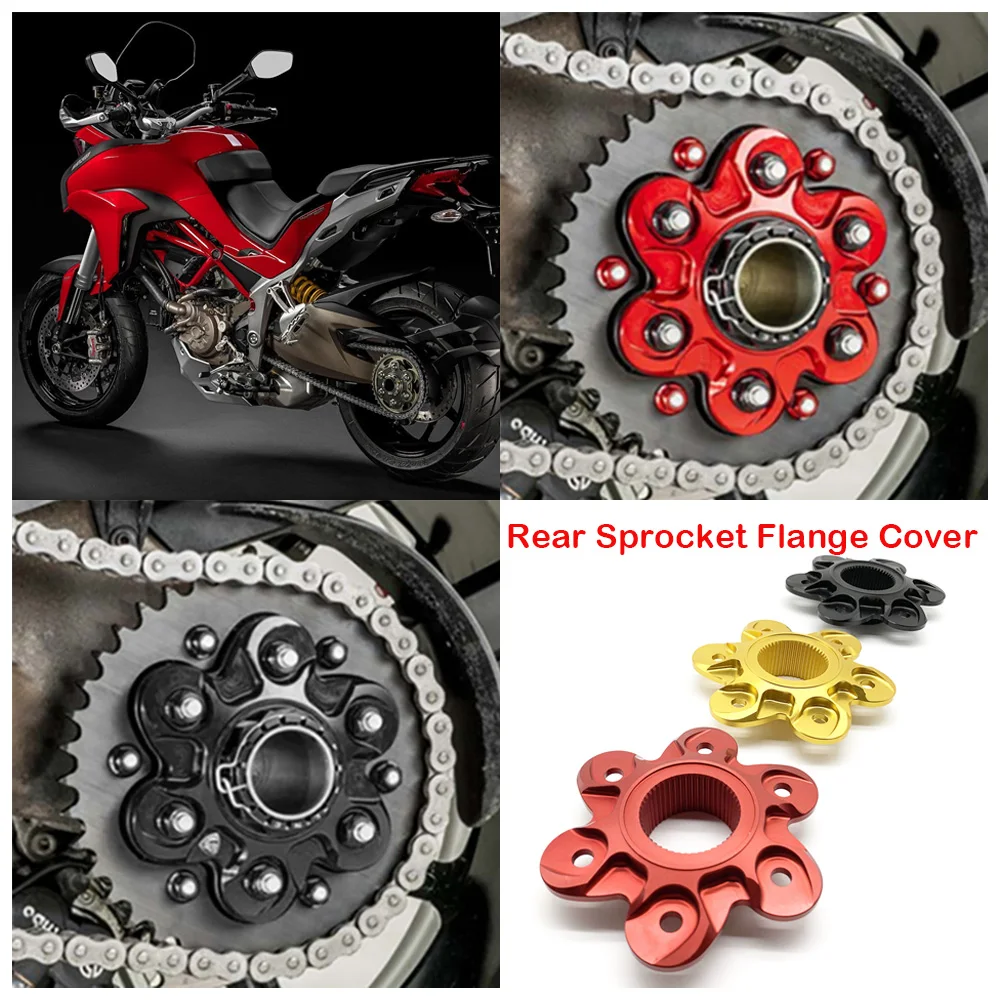 

Fit for Ducati 1200 1260 MULTISTRADA Pikes Peak 1260S 1200S GT Touring 2010-2020 Motorcycle Rear Sprocket Carrier Flange Cover