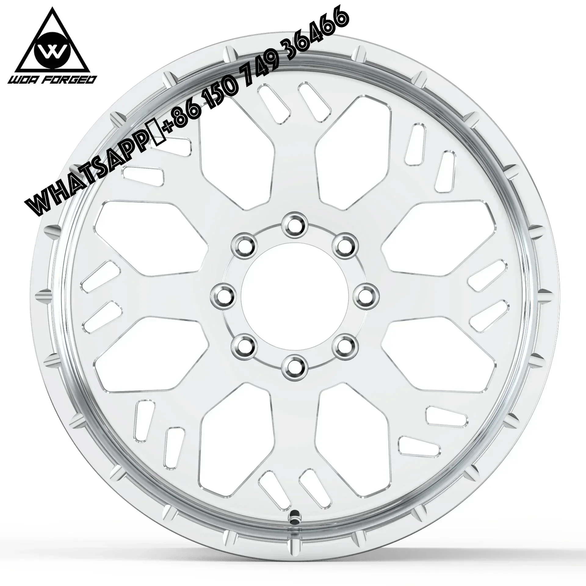 

6061-T6 Hot Selling Concave Polished Custom Aluminum Alloy 20 22 24 26 Inches Offroad Big Lip Deep Forged Car Forged Whe