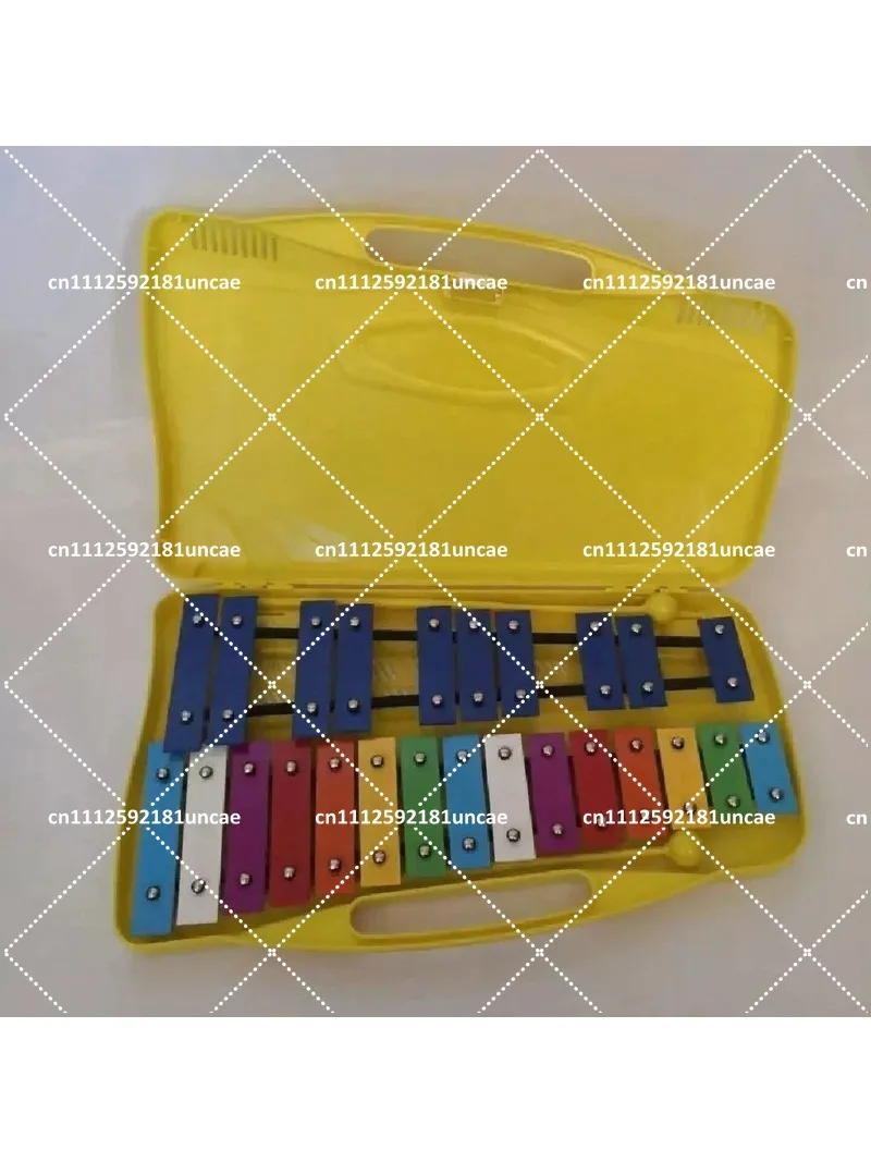 25 Note Hand Knock Xylophone with 2 Wooden Mallets, Colorful Musical Instrument for Kids Learning & Talent Development