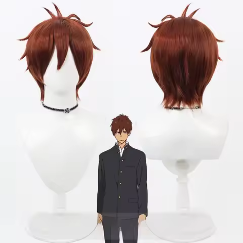 Tsurune Onogi Kai Cosplay Wig Anime Roleplay Party Costume Prop Synthetic Hair