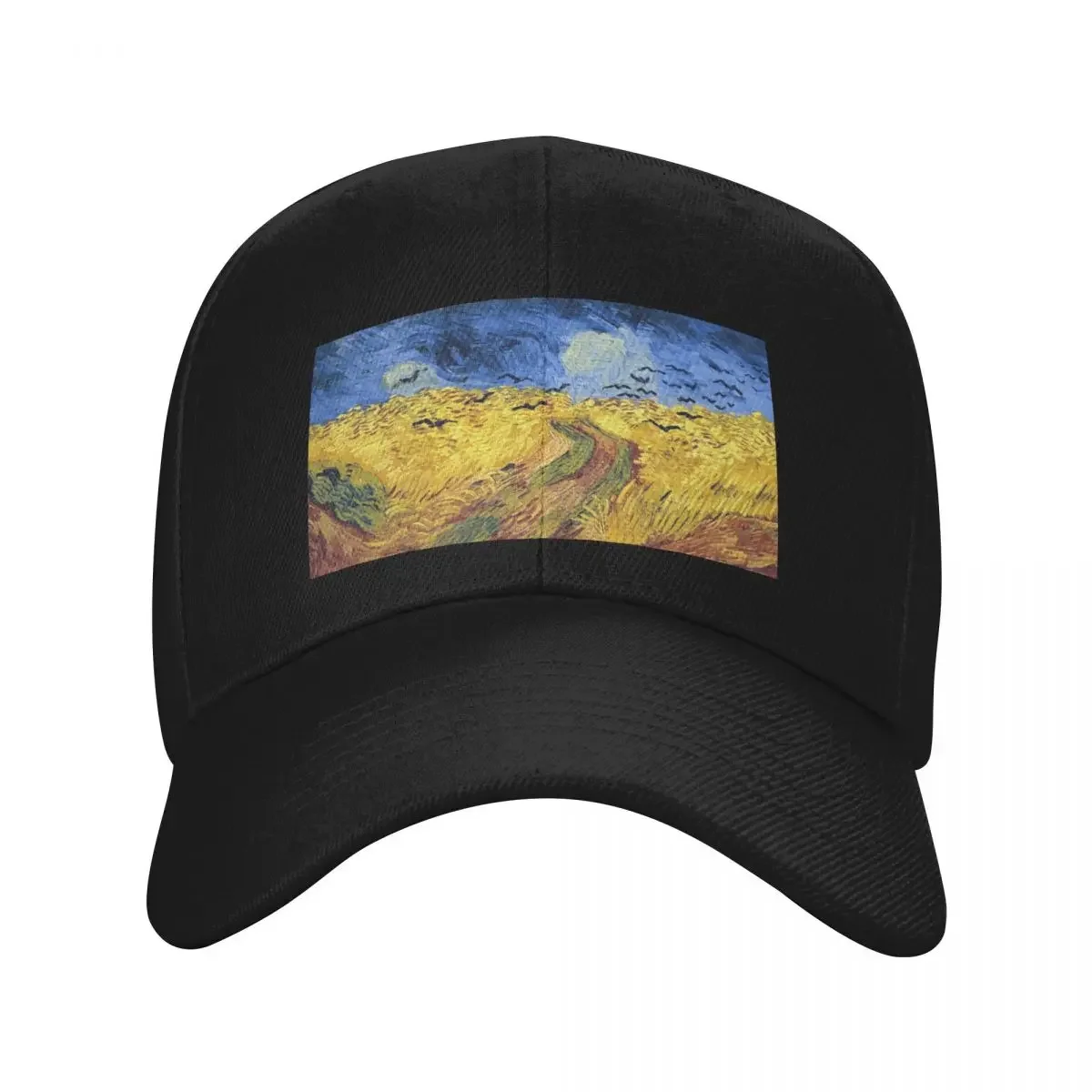 Vincent Van Gogh Wheatfield with Crows Baseball Cap cute Designer Hat Male Women's