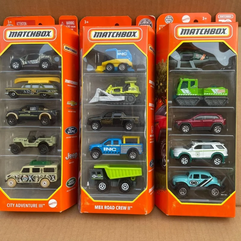 

Matchbox 2026 New Original Die Cast Five Car Set Alloy Toy Model Car Collection Decoration Surprise Gift For Adult Collectors