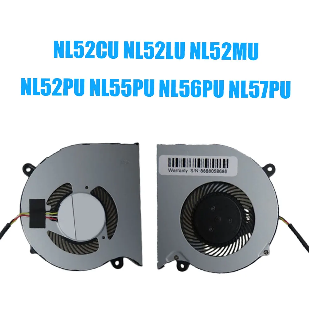 

For CLEVO NL52CU NL52LU NL52MU NL52PU NL55PU NL56PU NL57PU DC5V 0.3W 4PIN 4Lines Laptop CPU Fan New
