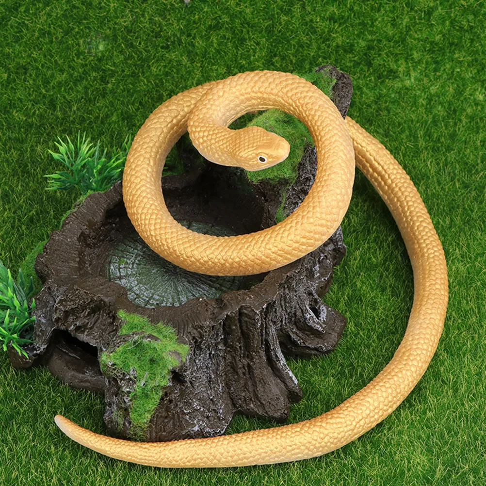 2Pcs Simulation Snake Fake Elastic Prank Props Halloween April Fool's Decoration Realistic Lifelike Scary Snake