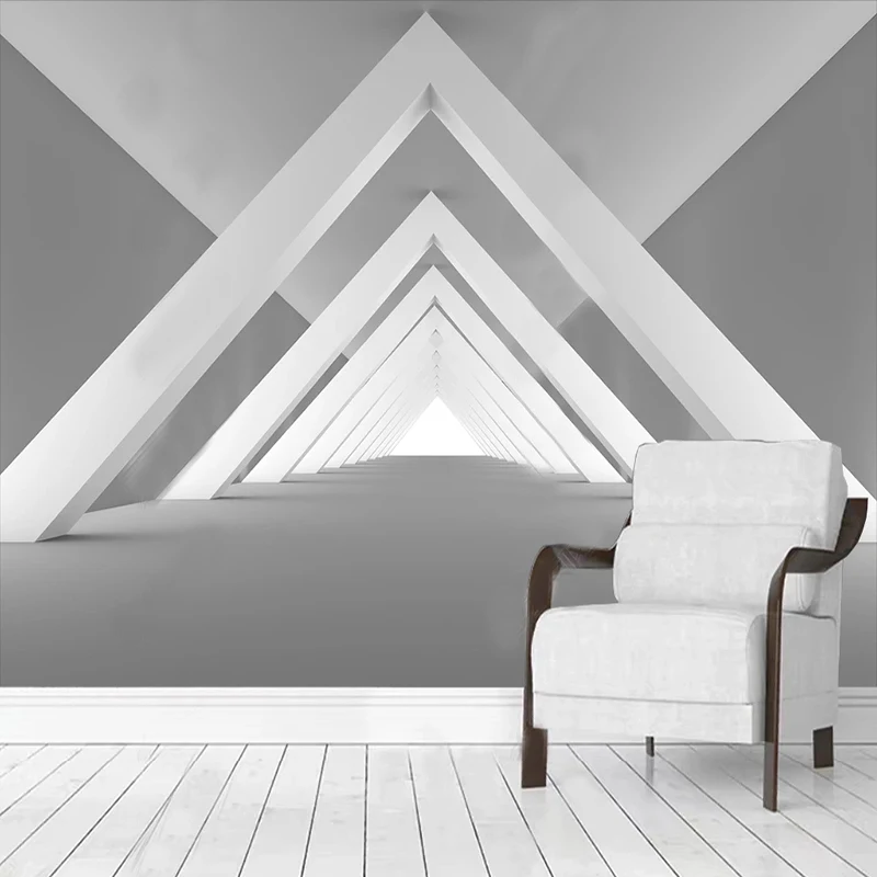 Custom Creative Building Extension Space 3D Murals Wallpaper Living Room Home Decor Creative Fresco Papel De Parede For Bedroom