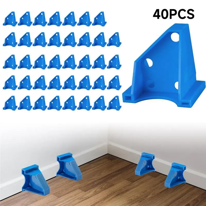 

20/40Pcs Flooring Spacers 2In1 Laminate Flooring Spacers Gaps Installation Spacers For Vinyl Plank LVP Wood Bamboo Tile Flooring