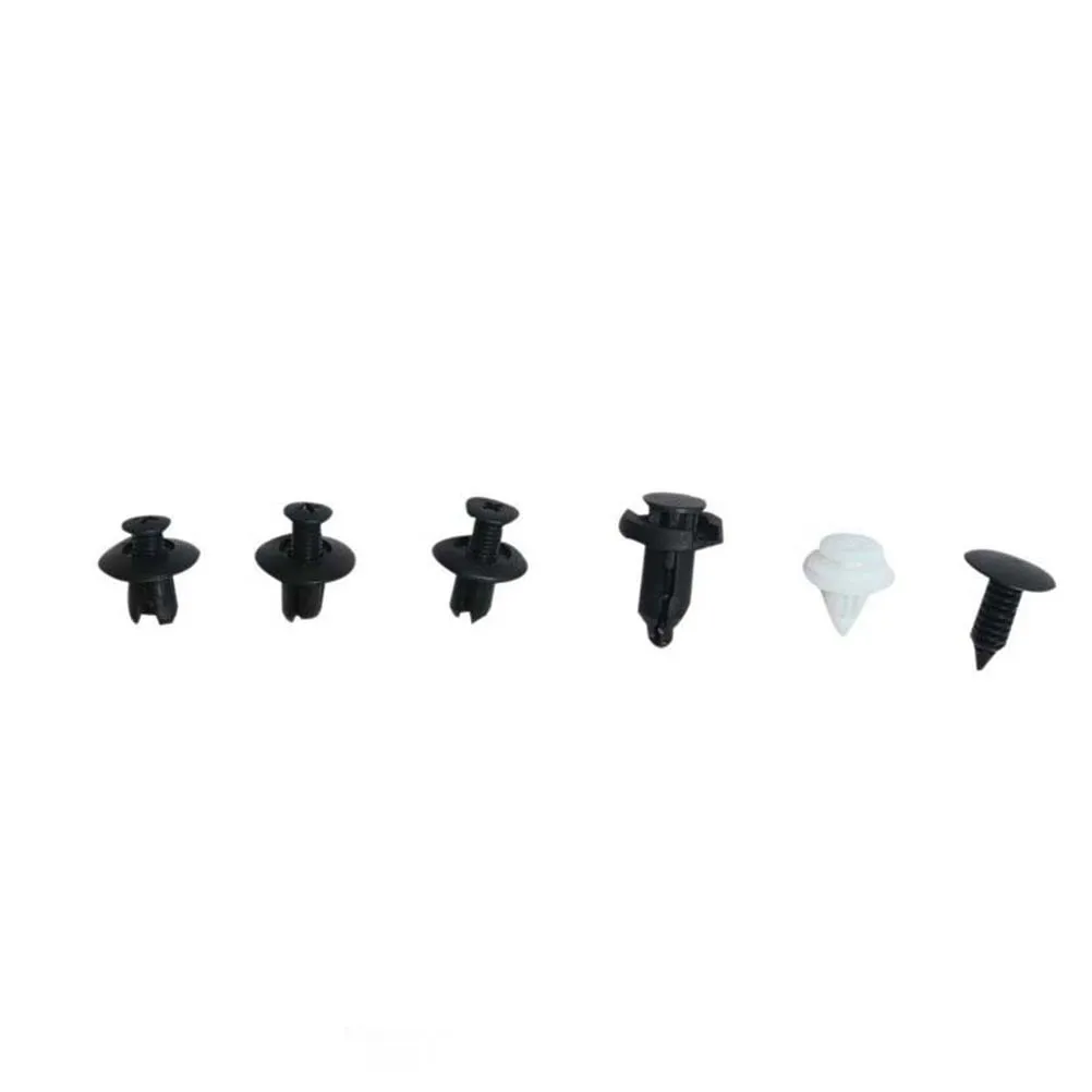 

100pcs Car Snap Set Push Clips Fasteners Automotive Pins Universal Heavy Duty Nylon Bumper Retainers Replacement