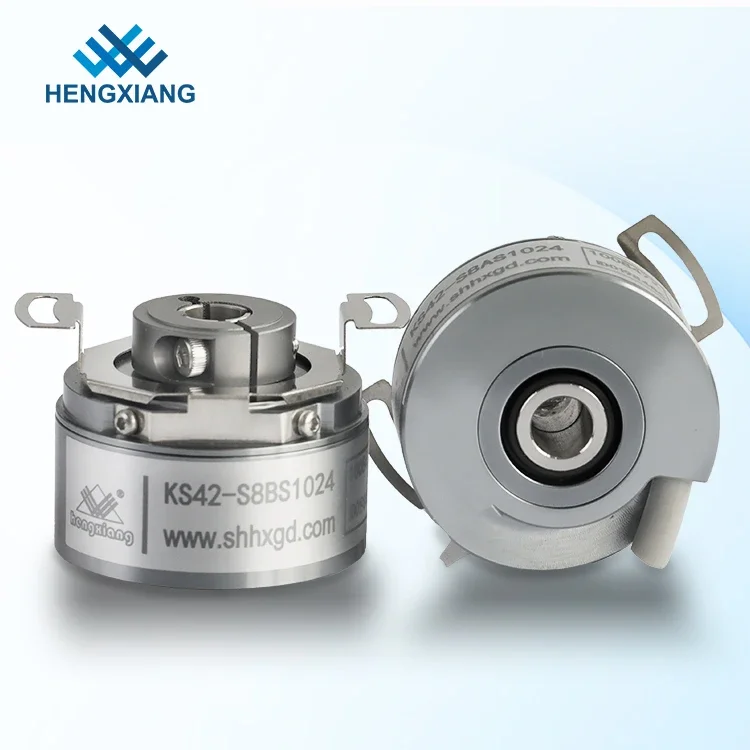 HENGXIANG Optical incremental servo motor encoder rotary encoder K42 through hole micro shaft