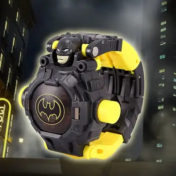 DC蝙蝠俠超人週邊電影創意個性投影發光多功能玩具手錶兒童節日禮物。 10 最佳銷售 超人手錶 - №3