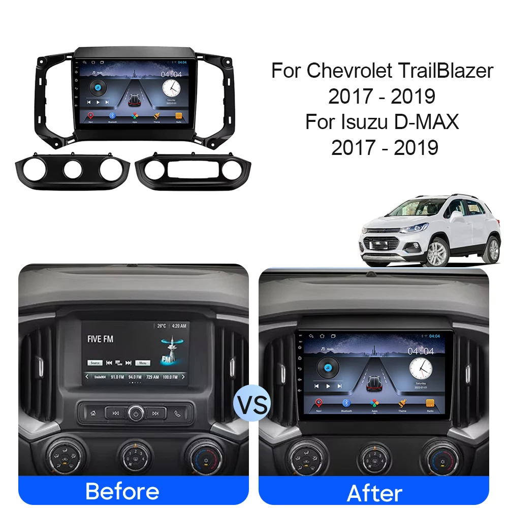 For Chevrolet TrailBlazer 2017 - 2019 For Isuzu D-MAX 2017 - 2019 Car Radio Multimedia Video Player Navigation GPS Android WIFI