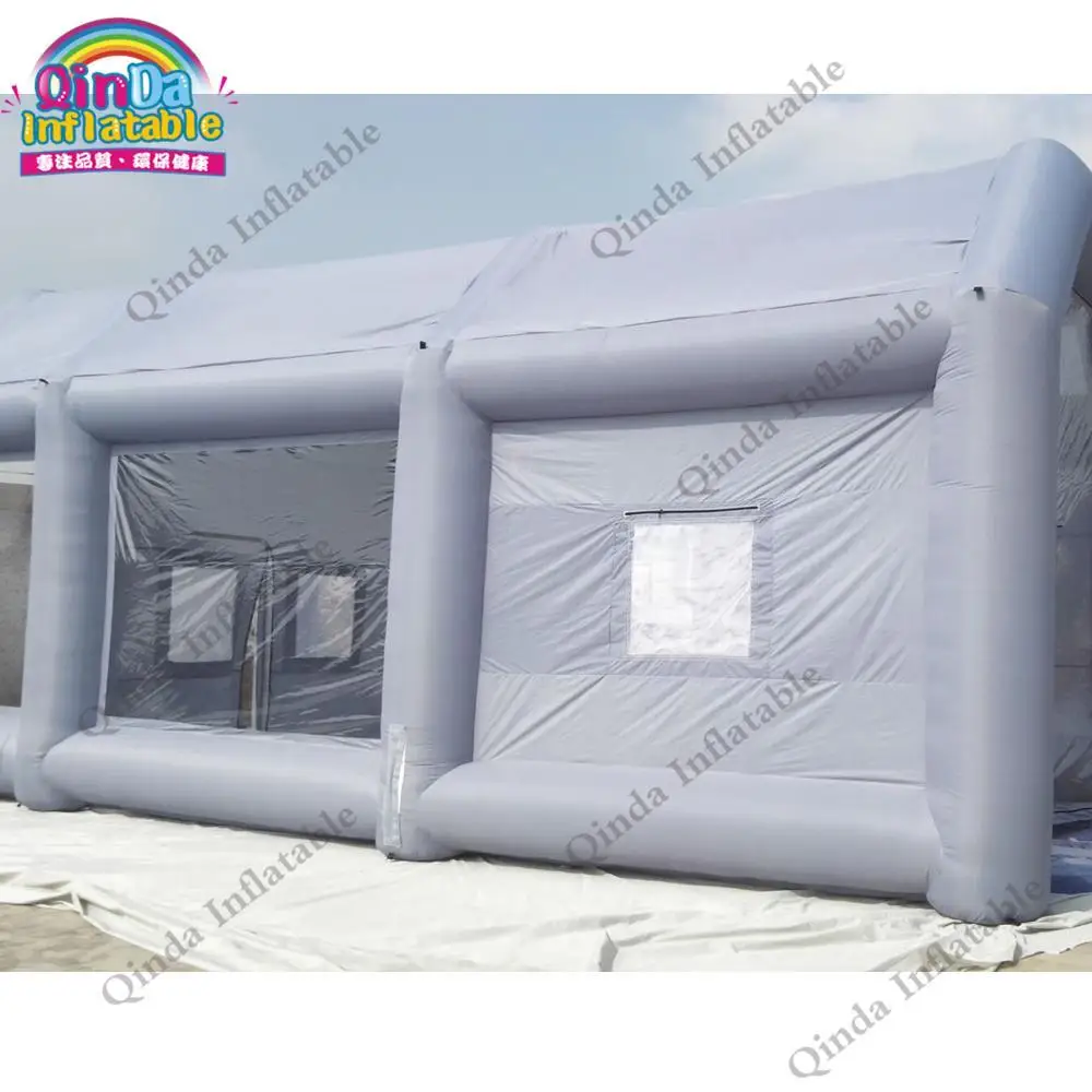 Free Car Shipping Painting Tent Customized Size Inflatable Spray Booth Tent With Carbon Filter bon