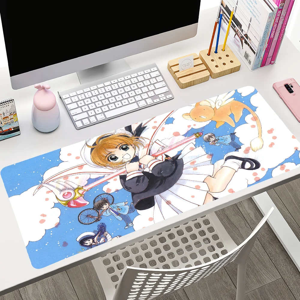 C-Card Captor Sakura Mousepad Large Gaming Mouse Pad LockEdge Thickened Computer Keyboard Table Desk Mat