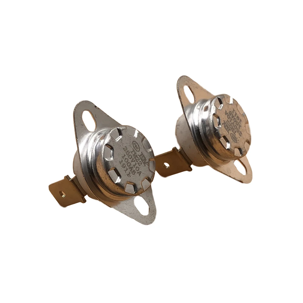 50PCS Bimetallic Thermostat Temperature Controller Thermal Cut-off Switch BL-KSD301 250V 10A 16A 0 To 250 Degree With ROHS