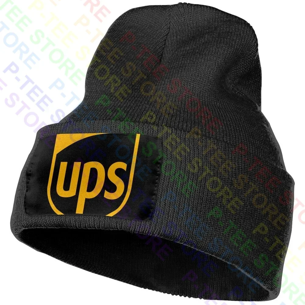 

United Parcel Service Ups Почтовая вязаная шапка-бини из США, шапка-бини, стильная регулируемая шапка