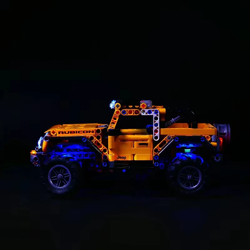 Zestaw oświetlenia LED RC do technicznego samochodu sportowego LEGO 42122 (tylko światło LED, bez modelu bloku)