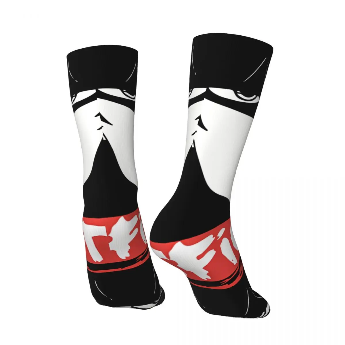 Funny Happy Men's compression Socks Lovely Retro Harajuku Baki Hanma Hip Hop Novelty Seamless Crew Crazy Sock Gift Printed