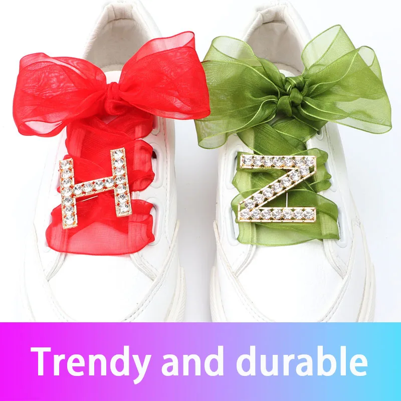 

Shiny Rhinestones Buckle Shoelaces Decoration Shoes Accessories Pearl Love Shiny Rhinestones Kids Women Shoe Charms Design