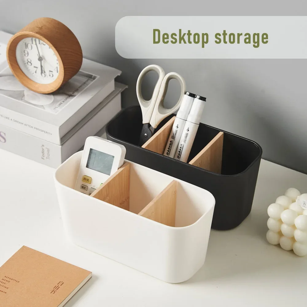 3/4/5 Compartment Desktop Storage Box,Countertop Holder,Oval Cutlery Caddy,Desk Organizer Caddy,Pen Pencil stationery Holder