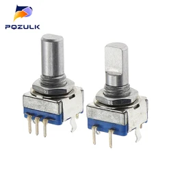 5PCS 20 Position Incremental 360 Rotary Encoder Knob EC11 Arduino Digital Potentiometer 15mm Half Shaft