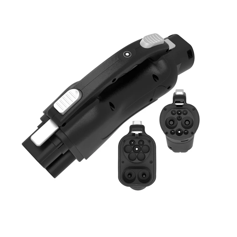 

Newly Upgraded 300A Ccs2 to Gbt Car Charging Dc Adapter With Handle 300kw Ccs Combo 2 to Gbt Ev Dc Connector for Chinese Car