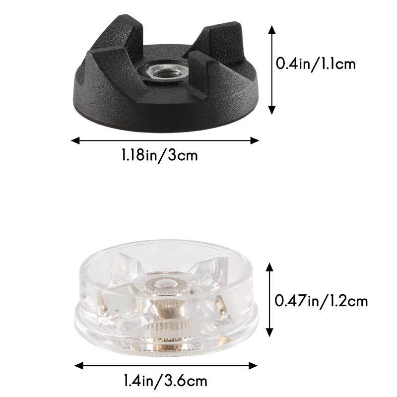 【مشعبية】جزء بديل من ترس القاعدة وتروس الشفرة، متوافق مع خلاطات Magic Bullet MB1001 250W 6 عبوات