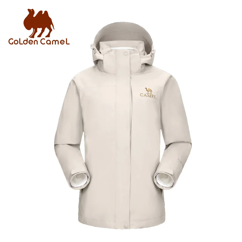 GOLDEN CAMEL Hiking Jackets Women Three-in-One Windbreakers Waterproof Men\'s Winter Coats Fleece Jacket for Men 2023 Autumn New