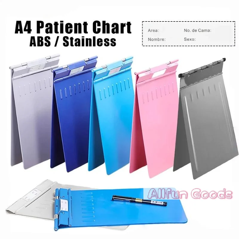 [TG835]Thickened Patient Chart Splint ABS  Record Folder Patient  Chart File Folder Lightweight Practical Folding File