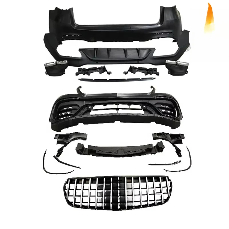 

2016 to 2019 GLC X253 -63S Style Body Kit , High-Quality Front & Rear Bumpers with Exhaust Pipe Limited Offer