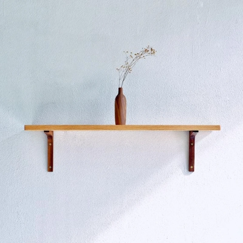 Vintage Wooden Wall Bracket Industrial Floating Shelf Support for Kitchen Cantilever Holder Wall Triangle Bracket Accessories