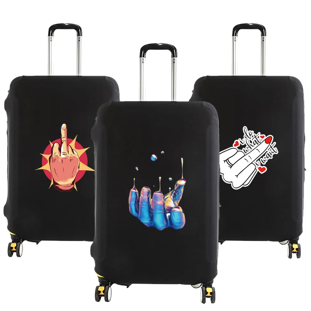 

Traveling Luggage Cover, Thicker Protective Travel Accessory, Trolley Cases Anti-Dust Covers for 18-28 Inch Bear Hand Suitcase