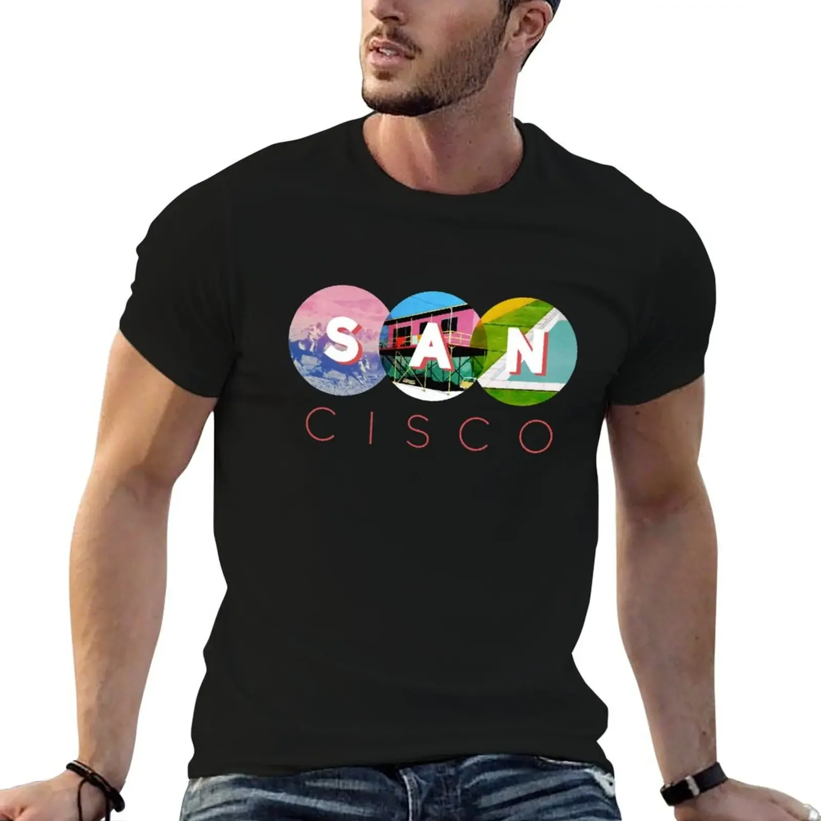 San Cisco! T-Shirt sports fans oversized anime clothes heavyweight t shirts for men